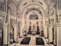 Bazilika Presvetog Srca Isusova, Palmotićeva 1912. godine, interijer